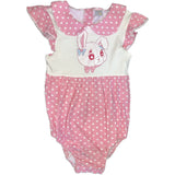Lil Critters Bunny Cotton Collared Bodysuit