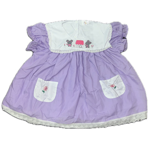 *  DISCONTINUED Embroidered BabyDoll Dress Lil Mouse Clearance