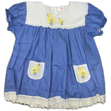 Toy Ducky Embroidered Baby Doll Dress