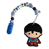Hero Silicone Teether Chewing Toy Pacifier Clip