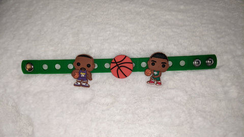 Basketball New Super Cute Silicone Jibbiz Bracelet