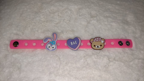 Bear Bunny New Super Cute Silicone Jibbiz Bracelet