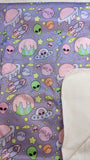 Pastel Aliens Adult Large Changing Mat Pad