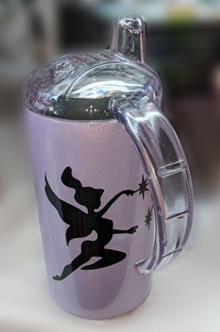 Fairy New 12 Ounce Stainless Steel Sippy Training Cup With Handle