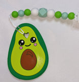 Veggies SILICONE TEETHER CHEWING TOY PACIFIER CLIP