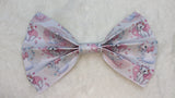 Kitty Cat synthetic leather Hair Bows Large 6.5" - 7"