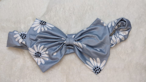 Daisy Flowers MATCHING Boutique Fabric Hairband Headband