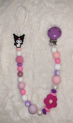 Kitty? Bunny? SILICONE TEETHER CHEWING PACIFIER CLIP XLarge PC1005