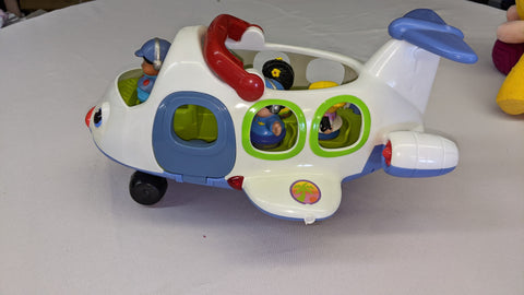 Fisher Price Little People Lil Movers Airplane 2005 Vehicle SECOND CHANCE TOYS