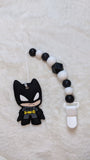 Hero SILICONE TEETHER CHEWING TOY PACIFIER CLIP