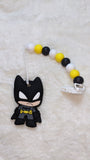 Hero SILICONE TEETHER CHEWING TOY PACIFIER CLIP