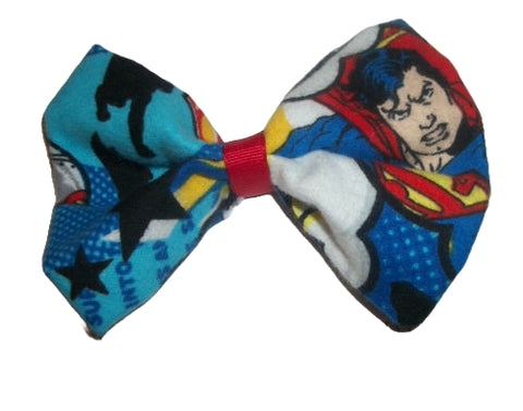 Super Hero Super Boutique Fabric Hair Bow Hairbow HB74