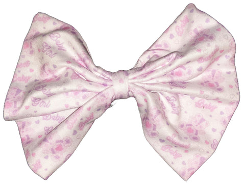 BABY Girl BEAR Boutique Fabric Hair Bow