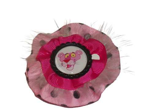 Kitty Pink Panth8r Boutique Hair  Bow HB96