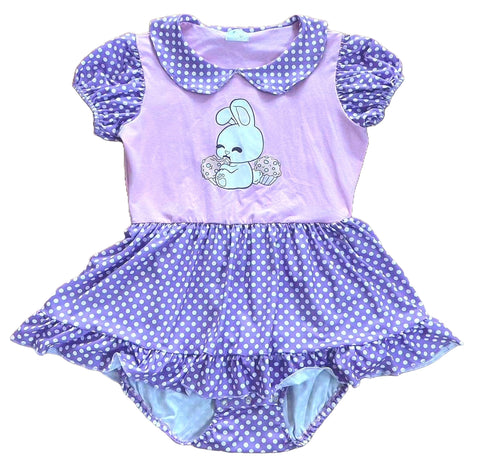 Breakfast Bunny Romper Dress