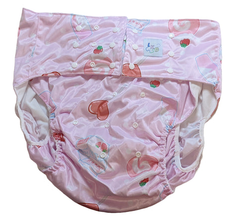 Lil Strawberry Sweeties Pink Pocket Diaper