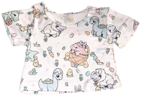 Easter Dinosaur Stuffy Matching Shirt