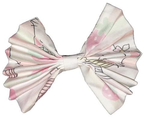 SWEET KITTY Matching Boutique Fabric Hair Bow