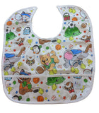 Let's Play Ball Water Proof Bib with Pocket