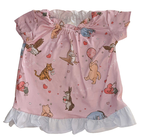Love Little Bear Pink Stuffy Matching Night Gown