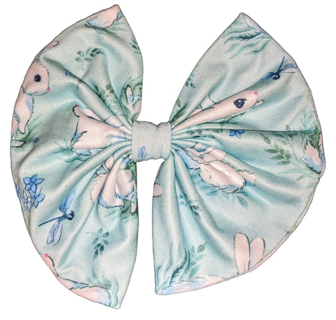 LIL BUN BUN BUNNY Matching Boutique Fabric Hair Bow