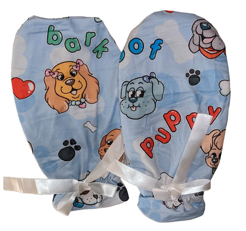 Silly Pup Adult Matching Mittens