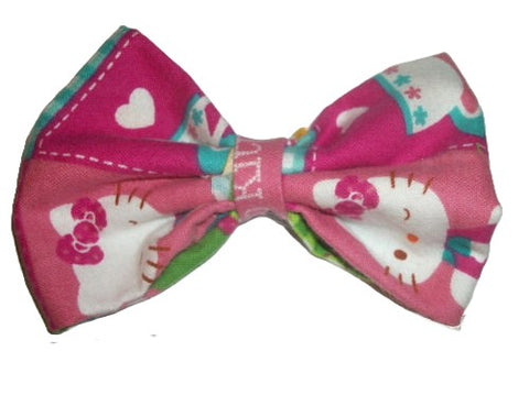 Kitty Boutique Fabric Hair Bow  HairbowHB52