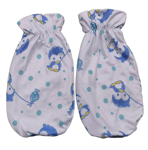 Baby Penguin Adult Matching Mittens