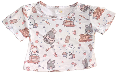 Breakfast Bunny Stuffy Matching Shirt