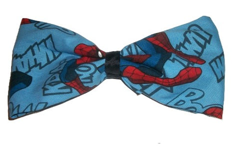 Super hero Spider Boutique Fabric Hair Bow Hairbow HB69