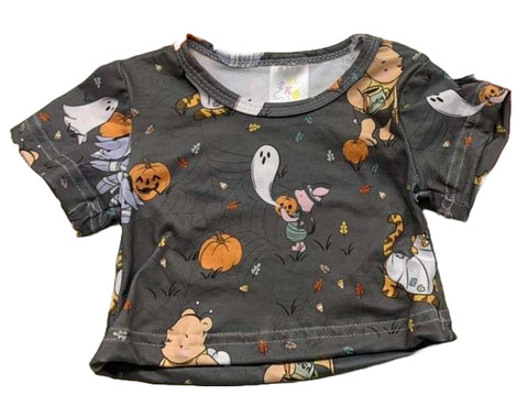 Trick or Treat Bear Dark Stuffy Matching Shirt