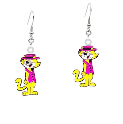 Boutique Earrings Cartoon Cat