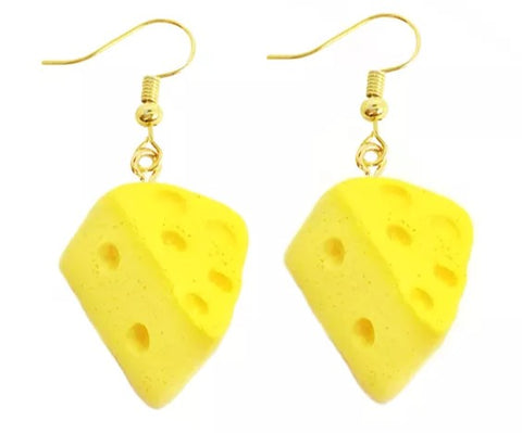 Boutique Earrings Cheese