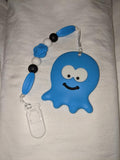 Sea Ocean Critters Silicone Teether Chewing Toy Pacifier Clip