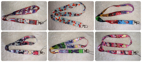 Anime Badge Holders - Lanyards