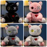 New Goth Dark Series Gothic Kitty Plush Stuffie Toy