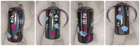 Bear New 12 Ounce Stainless Steel Sippy Training Cup With Handle