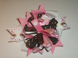 Monkey Hairbow Hair Bow Boutique