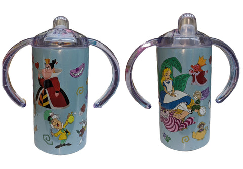 Alice New 12 Ounce Stainless Steel Sippy Training Cup With Handle