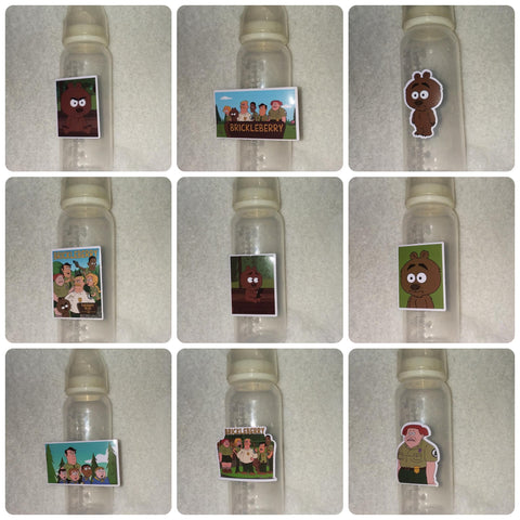 Bears Adult Cartoon 9oz Baby Bottle with ADULT Teat