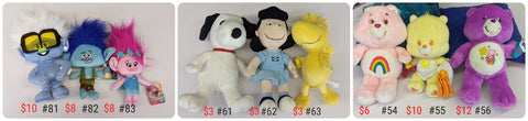 Troll - Bears - Peanuts Stuffies Toy Second Chance Toys