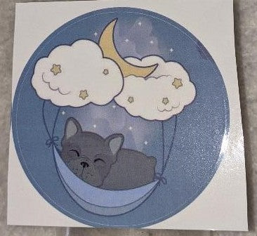 Sleepy Puppies Vinyl Sticker