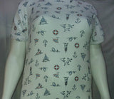 Squishyabdl cotton Sailboat Bodysuit - Limited Stock (Special Size chart) clearance