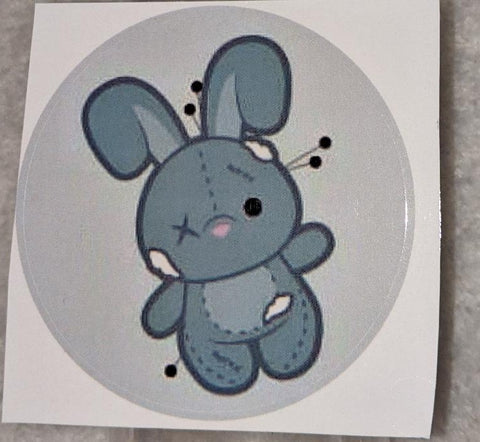 Vinyl Sticker REPAIRED STUFFIES Bunny