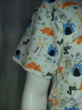 Squishyabdl cotton Dinosaur Romper - Large only (Special Size chart) Clearance LAST ONE