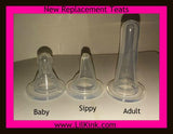 New Mouse 9oz Baby Bottle with ADULT Teat