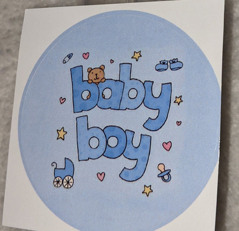 Vinyl Sticker Baby Boy