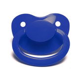 Dark Blue New Large Plain Color Adult Pacifier