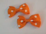 Mini Polka-dots Boutique 2 pc 2.5" hair bows set
