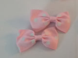 Mini Polka-Dots 2pc 2.5" Hair Bows Set